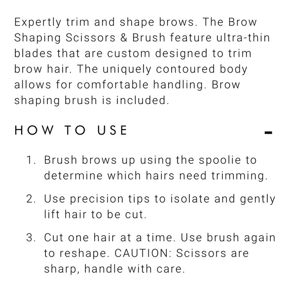 NEW Tweezerman Brow Scissors & Brush Set - Picture 4 of 5